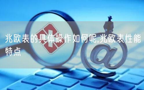 兆欧表的具体操作如何呢,兆欧表性能特点(图1)