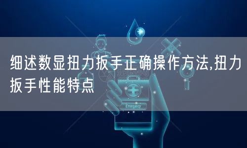 细述数显扭力扳手正确操作方法,扭力扳手性能特点(图1)