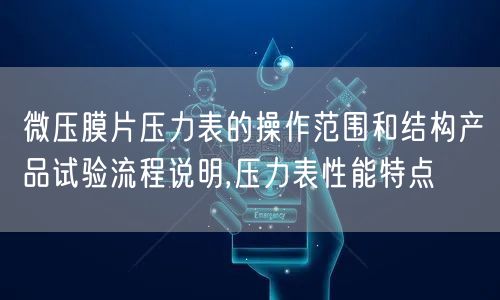 微压膜片压力表的操作范围和结构产品试验流程说明,压力表性能特点(图1)