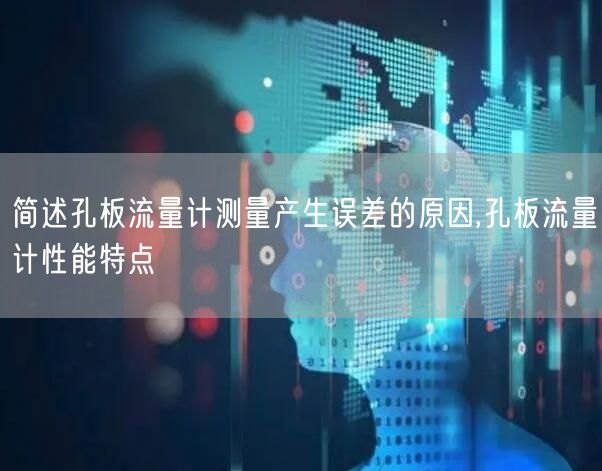 简述孔板流量计测量产生误差的原因,孔板流量计性能特点(图1)