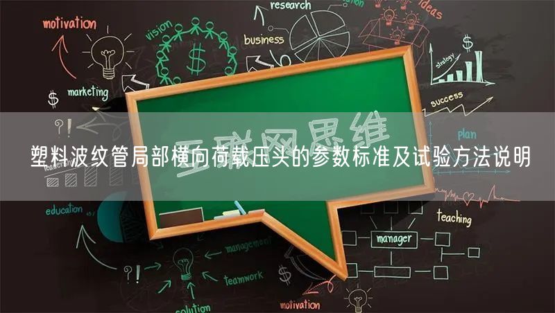 塑料波纹管局部横向荷载压头的参数标准及试验方法说明(图1)